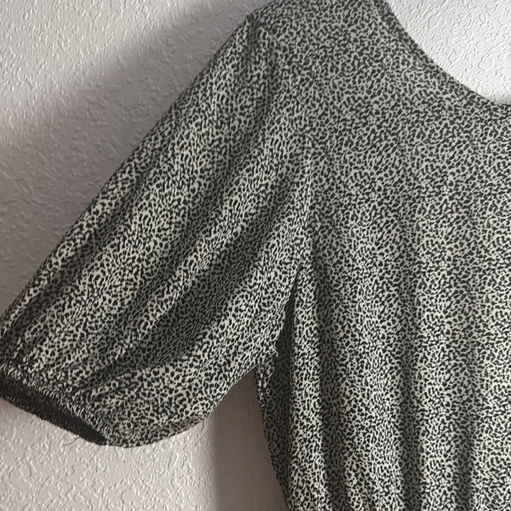 SOLD Sienna Sky Black and White Mini Dress - Picture 2 of 5